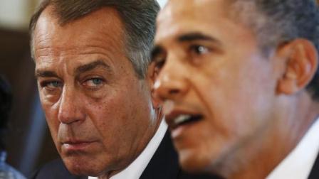 Speaker John "Side-Eye" Bohner and President Obama